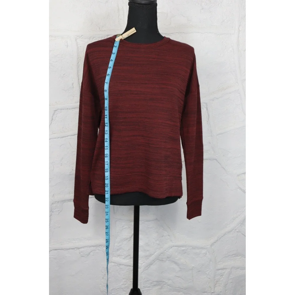 Alfani‎ French Terry Pajama Shirt - Garnet Stone - Size XS